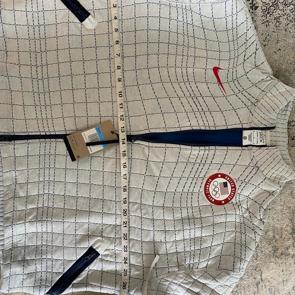 Women's Nike Olympic Team White Media Full-Zip Jacket NWT - Picture 4 of 9